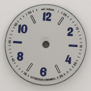 AnOrdain dial with blue lume after