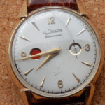 LeCoultre Futurematic dial refinish before