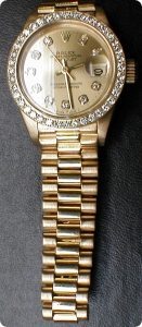 Ladies Rolex President, 18ky