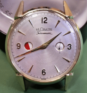 LeCoultre Futurematic dial refinish after
