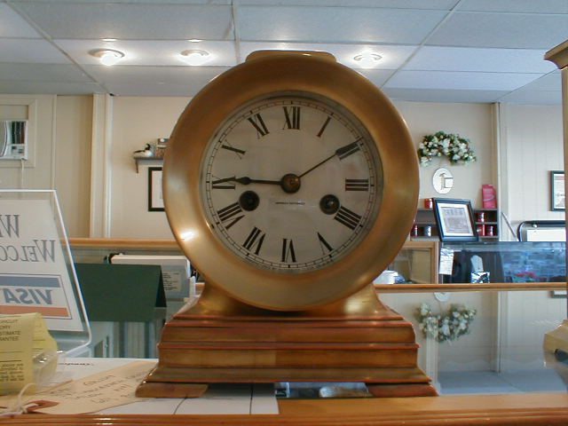 Waterbury Ships Mantel Clock