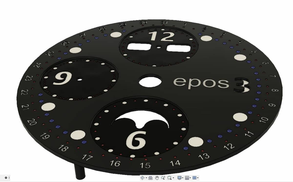 dial 1 Custom Chrongraph Dial