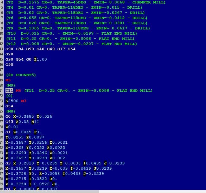 gcode G-Code for Custom Chronograph Dial